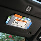 Car Accessories Sun Visor Organizer - Temporary Parking Card Holder for Auto Interior Storage