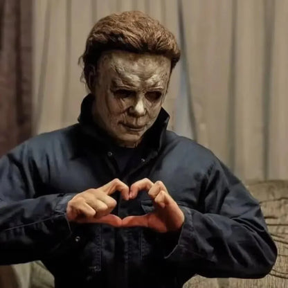 Eng siliconen cosplaymasker van Michael Myers met littekens van brandwonden, dat het hele gezicht bedekt, Halloween-horrorrekwisiet 2026