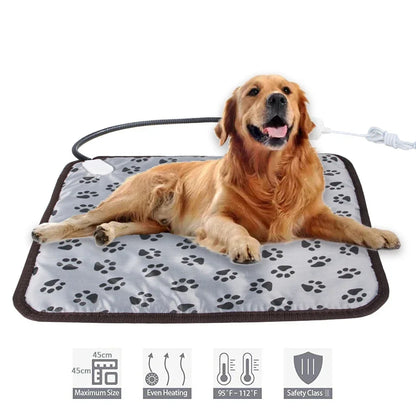 Winter Bed Heating Pad - Waterproof Warming Mat for Cats and Dogs