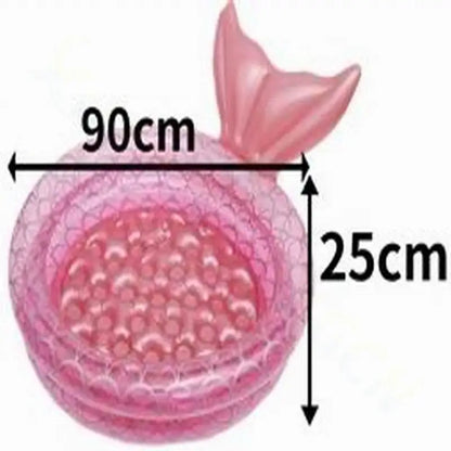 Variant image for Inflatable Mermaid and Dinosaur Swimming Pool for Kids, Durable PVC, Multiple Sizes 90CM-150CM, Fun Outdoor Summer Activity-12