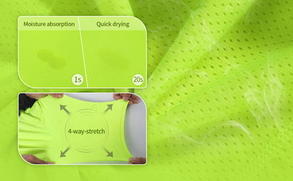 Stretchy men's 2-in-1 running shorts - longer liner, polyester blend, for jogging and gym