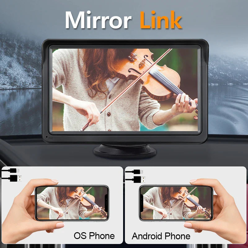 CarPlay Wireless Head Unit 7 Inch In Dash Car Stereo Universale Touch Screen Wireless Android Auto Fall 2025