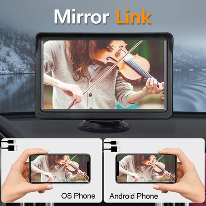 CarPlay Wireless Head Unit 7 Inch In Dash Car Stereo Universale Touch Screen Wireless Android Auto Fall 2025