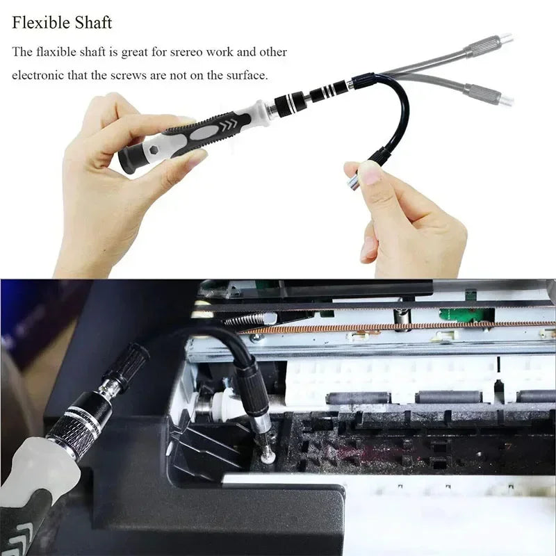 Magnetische precisie schroevendraaierset geïsoleerd 115 in 1 elektronica reparatieset terug naar school 2025 laptop telefoon reparatie