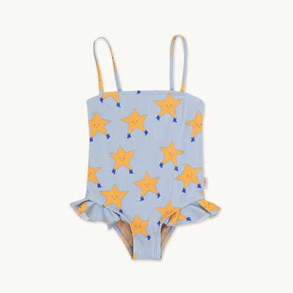 Lightweight unisex one-piece swimsuit - casual cut, nylon, beach & pool wear for kids