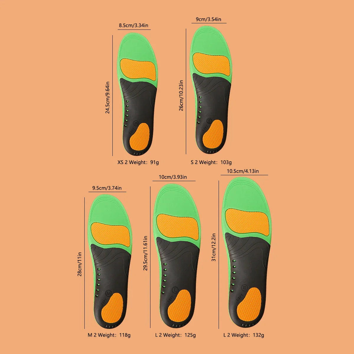 Arch Support Insoles Orthotic Insole For Flat Feet And High Arch Pain Relief Heavy Duty Comfort Fall 2025