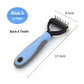 Pet Grooming Care Deshedding Brush for Dogs & Cats - Fur Remover & Knot Cutter Comb