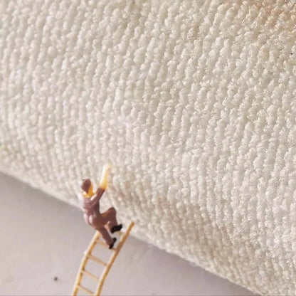 Round Rug Cream Wabi Sabi Luxury Non Slip Waterproof