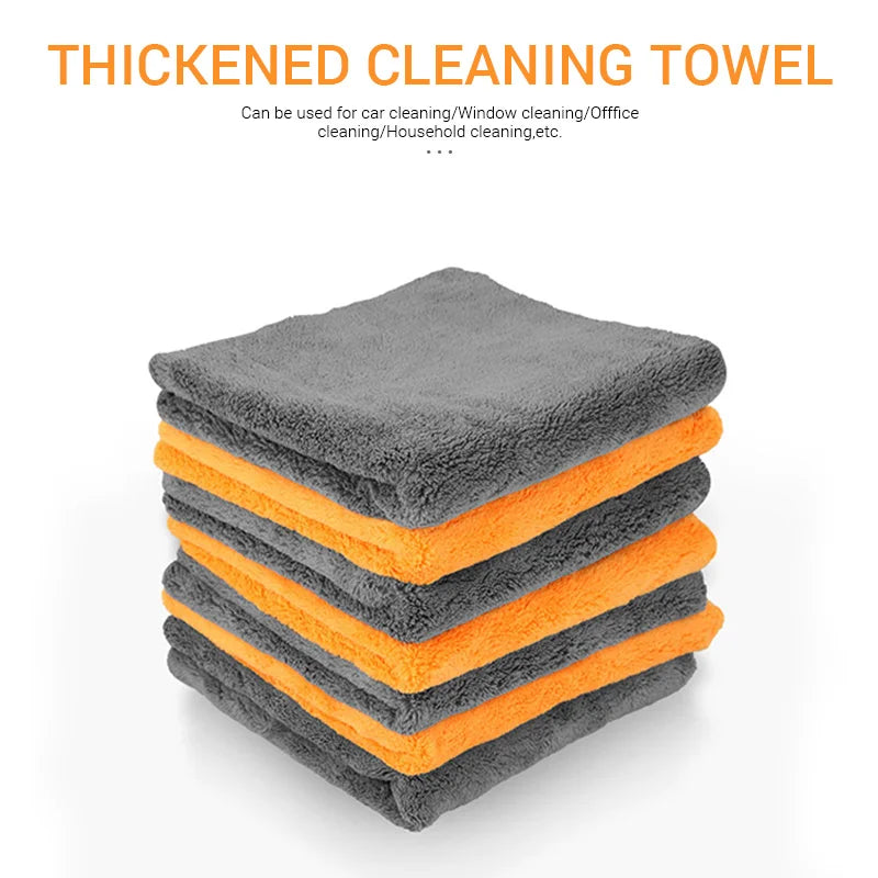 Microfiber Towels For Car Detailing, Thick 600GSM Drying Cloths, Ultra Absorbent Auto Care Essential, Fall 2025 Trend