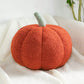 Plush Pumpkin Cushion – Cozy Sherpa & Boucle Throw Pillow for Fall & Halloween Home Decor, Ideal Gift for Kids and Babies