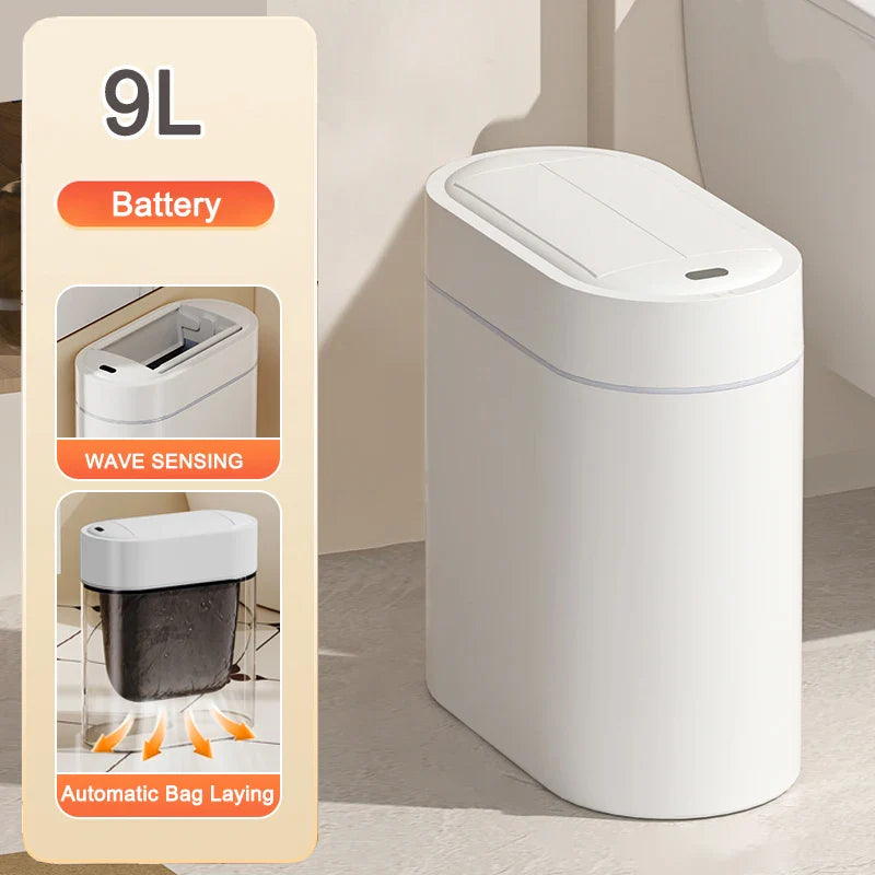 Smart Sensor 9L Automatic Bagging Kitchen Trash Can