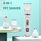 Electric Dog Grooming Clippers - Professional Silent Pet Hair Cutter, USB Rechargeable, Pet Grooming Care