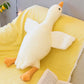 Cuddly Plush Duck Pillow - 19.6-inch Soft Stuffed Cushion for Kids, Ideal Birthday Gift, Unisex Comfort Toy