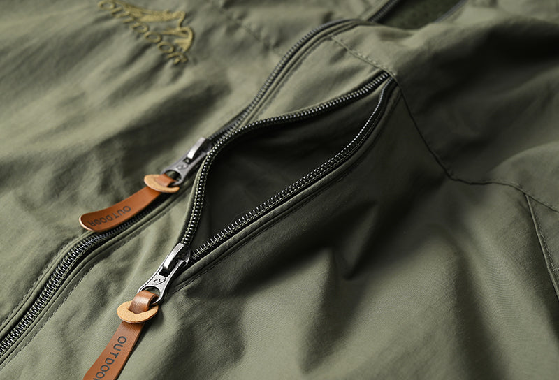 Chaqueta táctica impermeable para hombre - con capucha, ligera