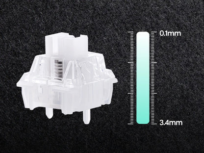 Teclado Mecánico Cableado Magnético al 65 Porciento con Retroiluminación RGB