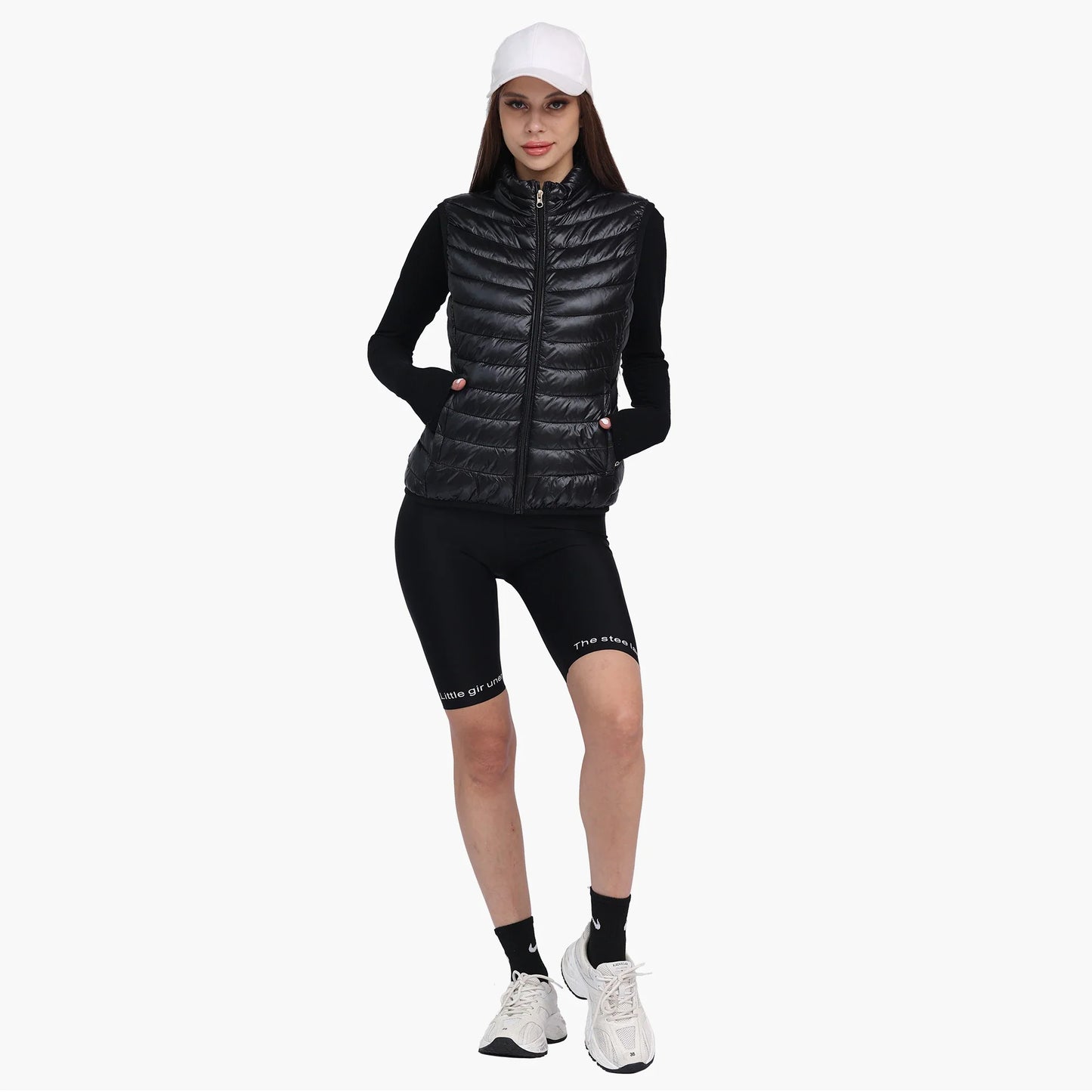 Lightweight Versatile Women's Puffer Vest - Sleeveless
