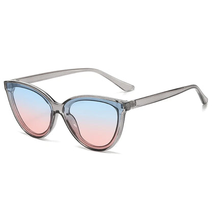 Cat Eye Sunglasses Large Frame Retro Minimalist Gradient UV400 Summer 2026 Fashion Gift Idea