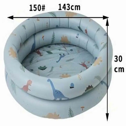 Variant image for Inflatable Mermaid and Dinosaur Swimming Pool for Kids, Durable PVC, Multiple Sizes 90CM-150CM, Fun Outdoor Summer Activity-11