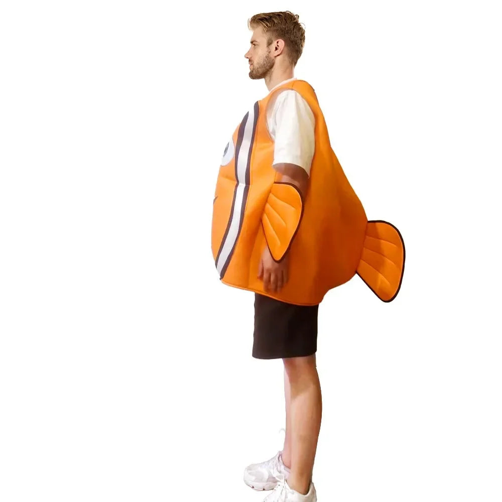 Finding Nemo and Dory Clownfish Cosplay Costume for Adults Carnival Halloween Party 2026