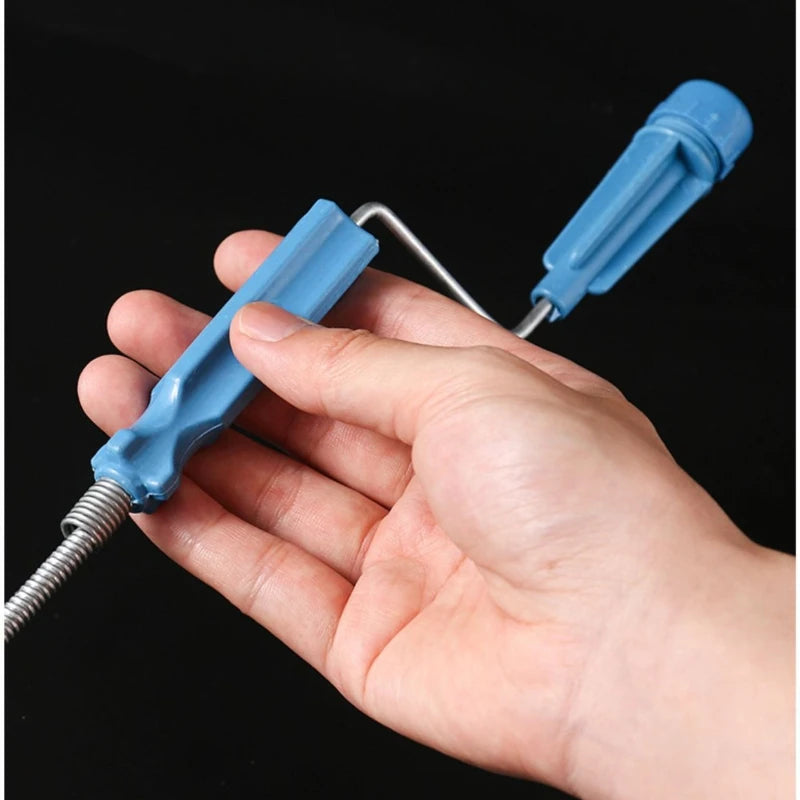 Drain Unclogger Spring Steel Wire Tool Effortless Flexible Pipe Snake For Toilets And Drains Fall 2026 Home DIY