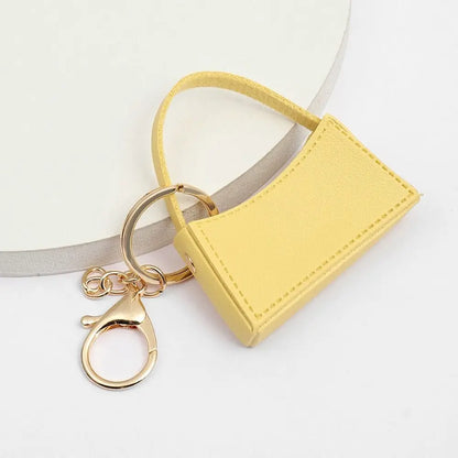 1+1 Free Birkin Inspired Mini Hand Bag - Candy Color Bag Charm Keychain