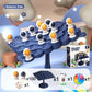 Family Fun Table Games Set - IQ-Building Roulette, Stacking Stones, and Chess for Kids, Perfect for Parties and Balance Challenges