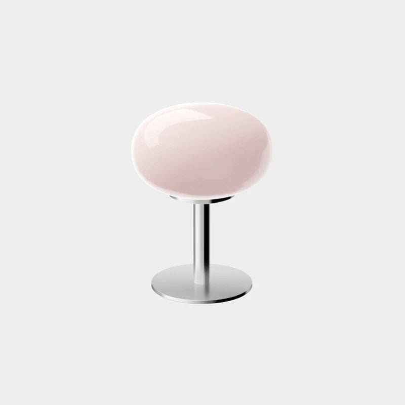 Lámpara de mesa de vidrio Macaron Luz nocturna tricolor Protector de ojos