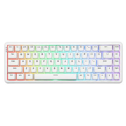 Teclado mecánico 68 teclas inalámbrico Bluetooth RGB efecto Hall