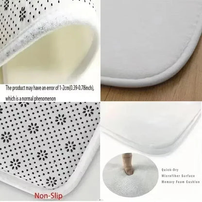 Insect Print Area Rug Teal Washable Non Slip Living Room