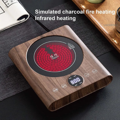 800W Ultra-Thin Electric Ceramic Stove Hot Plate - Multifunctional Tea Maker for Home Cooking