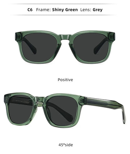 Retro square unisex sunglasses – UV400 gradient lenses, vintage style, travel and beach