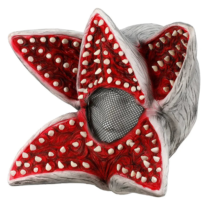 Demogorgon Stranger Things Silicone Full-Head Cosplay Helmet Halloween Haunted House Prop 2026