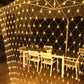 Waterproof LED Net Fairy Christmas Lights - 8 Modes or Solar Powered, Ideal for Christmas and Holiday Decorations