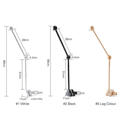 Wooden Crib Mobile Bracket Newborn Sensory Toys Soothing