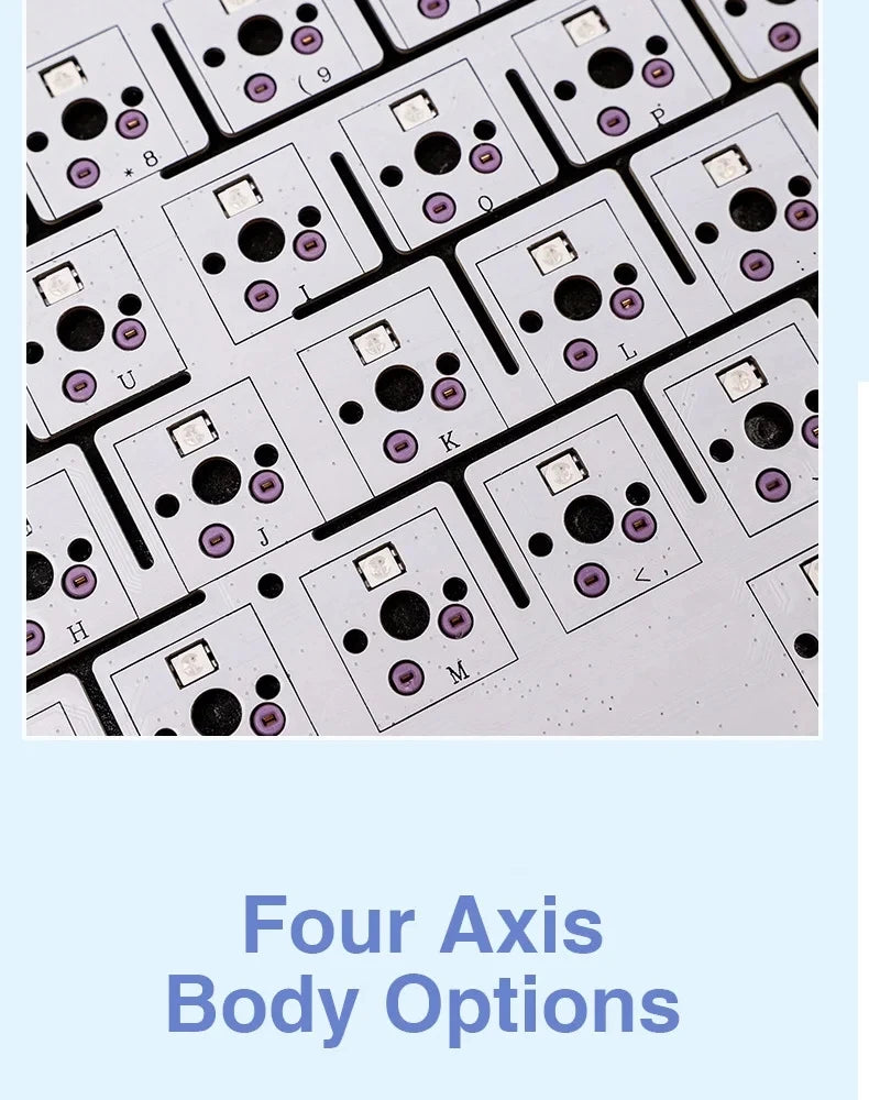 Teclado mecánico para juegos compacto AULA F75 al 75% RGB