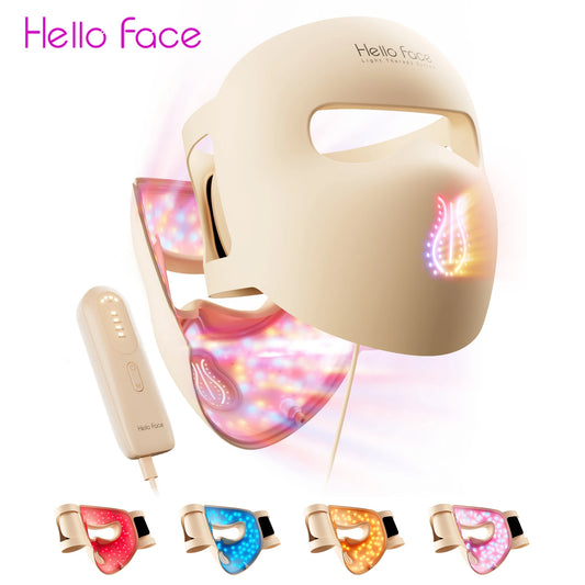 LED Light Therapy Mask 4D Facial Device Anti Aging And Acne Care Fall 2026 Skincare Trend