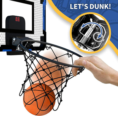Basketball Hoop For Kids Wall Mounted Mini Backboard Set Indoor Outdoor Play Back To School 2026 Gift