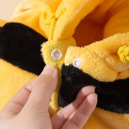 Schattige Dierenvervoerzak - Zachte Warme Draagtas voor Katten, Herfst- en Winteruitjes, Gezellige Bijenhuis Speelgoed, Dierenkleding