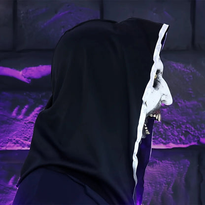 Angstaanjagend siliconen- en latexmasker van een non voor horrorcosplay, realistische details, voor volwassenen, Halloween 2026