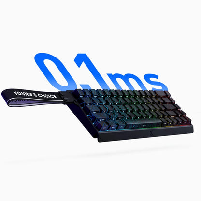 Teclado de juego magnético de 68 teclas con efecto Hall y RGB topográfico