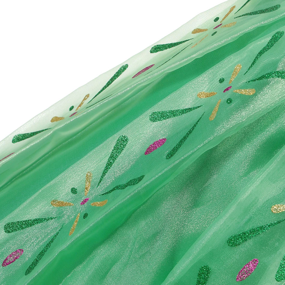 Anna Frozen-prinsessenjurk voor kinderen en meisjes, verjaardagsfeest-, carnavals- en Halloween-kostuum, vestidos 2026
