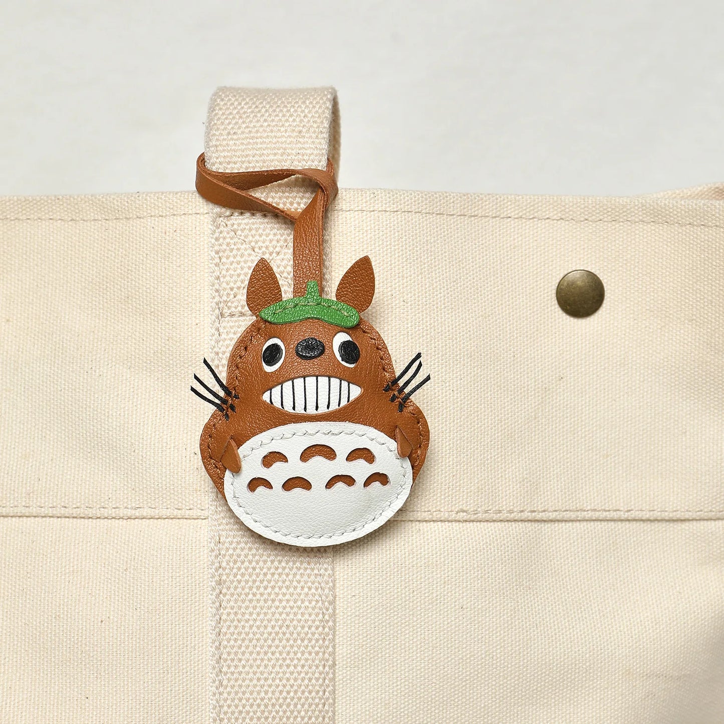 Porte-clés porte-bonheur en cuir sans visage noir confortable mignon cadeau