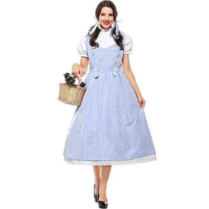 Tovenaar van Oz Dorothy Alice Halloween-sprookjeskostuum, actricekostuumjurk voor vrouwen 2026