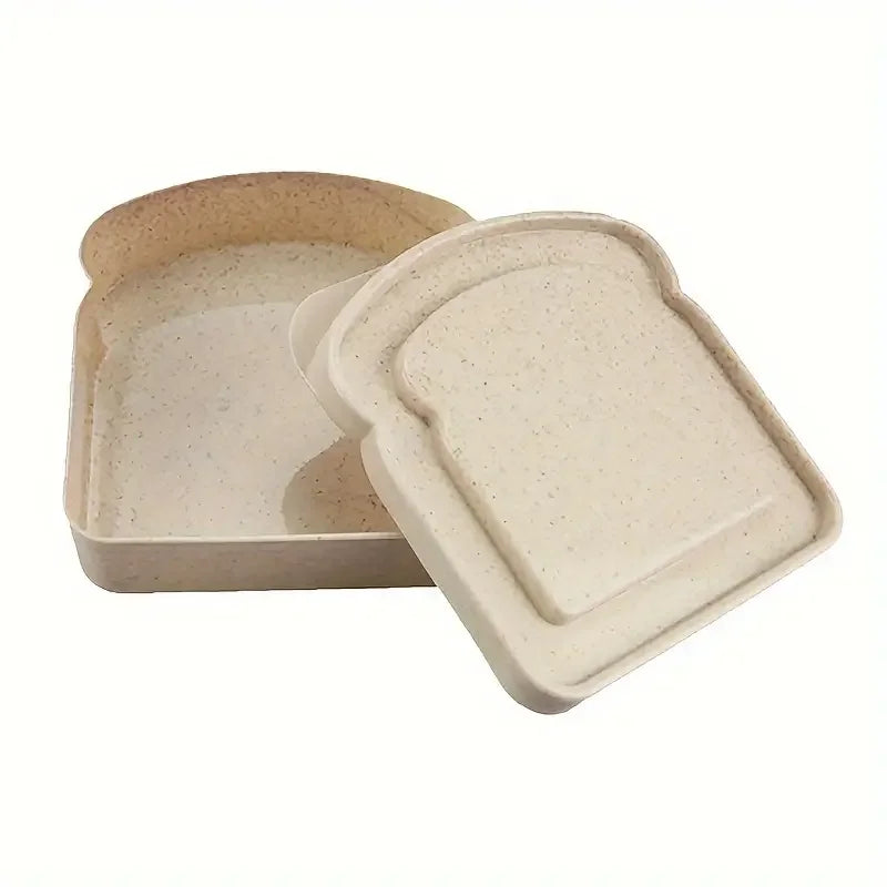 Reusable Sandwich Containers for Lunch - Microwave & Dishwasher Safe, Perfect for Picnics & Camping