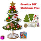 Kit fai da te per albero di Natale per bambini: divertenti decorazioni fatte a mano e puzzle da regalare per le feste