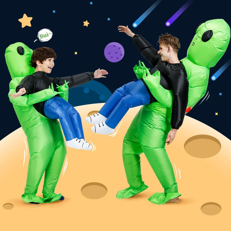 ET Alien Inflatable Halloween Cosplay Costume for Adults and Kids Carnival Party 2026