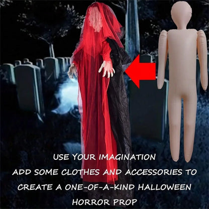 Opblaasbare paspop Halloween decoratie doe-het-zelf cosplay