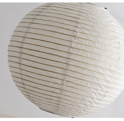 Japandi Pendant Lamp Wabi Sabi Rice Paper Round LED Dimmable