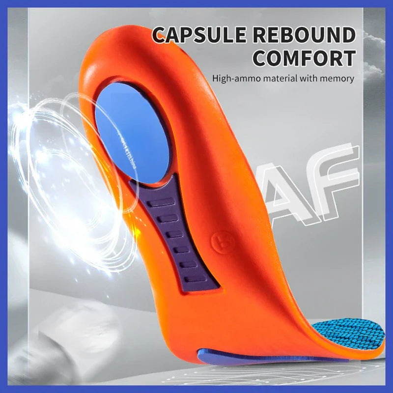 Orthotic Insoles Silicone For Shoes Arch Support Insole With Shock Absorption Plantar Fasciitis Relief Fall 2025