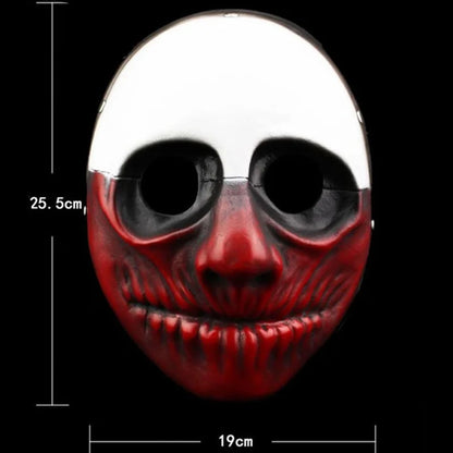Payday 2 Heist Dallas Wolf Chains Hoxton Resin Cosplay Mask Halloween Masquerade Prop 2026